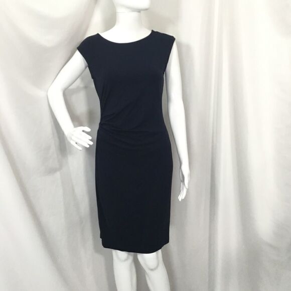 Ann Taylor Side Shirred Sleeveless Dress (H11) - Picture 1 of 7